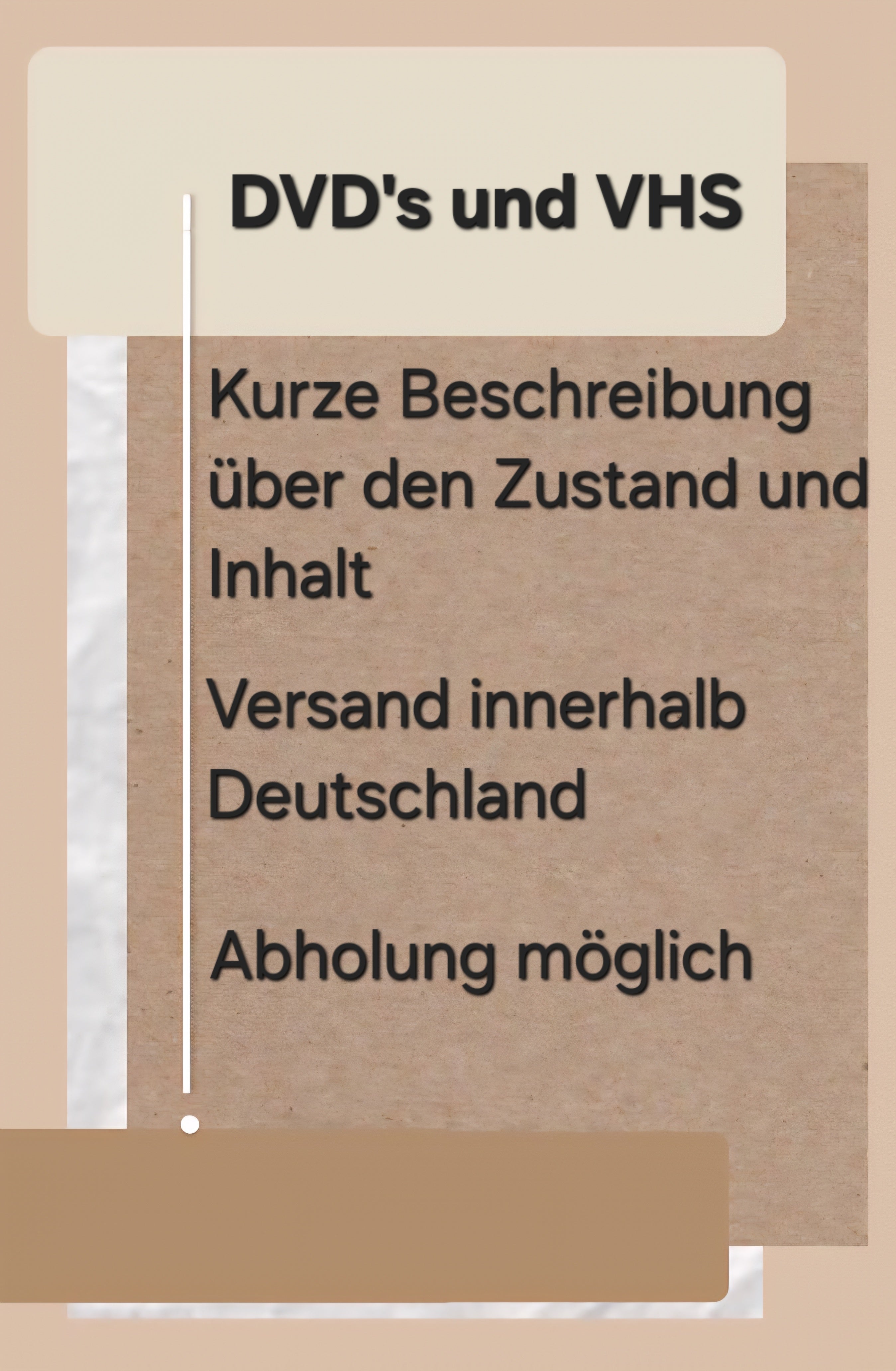 DVD´s und VHS