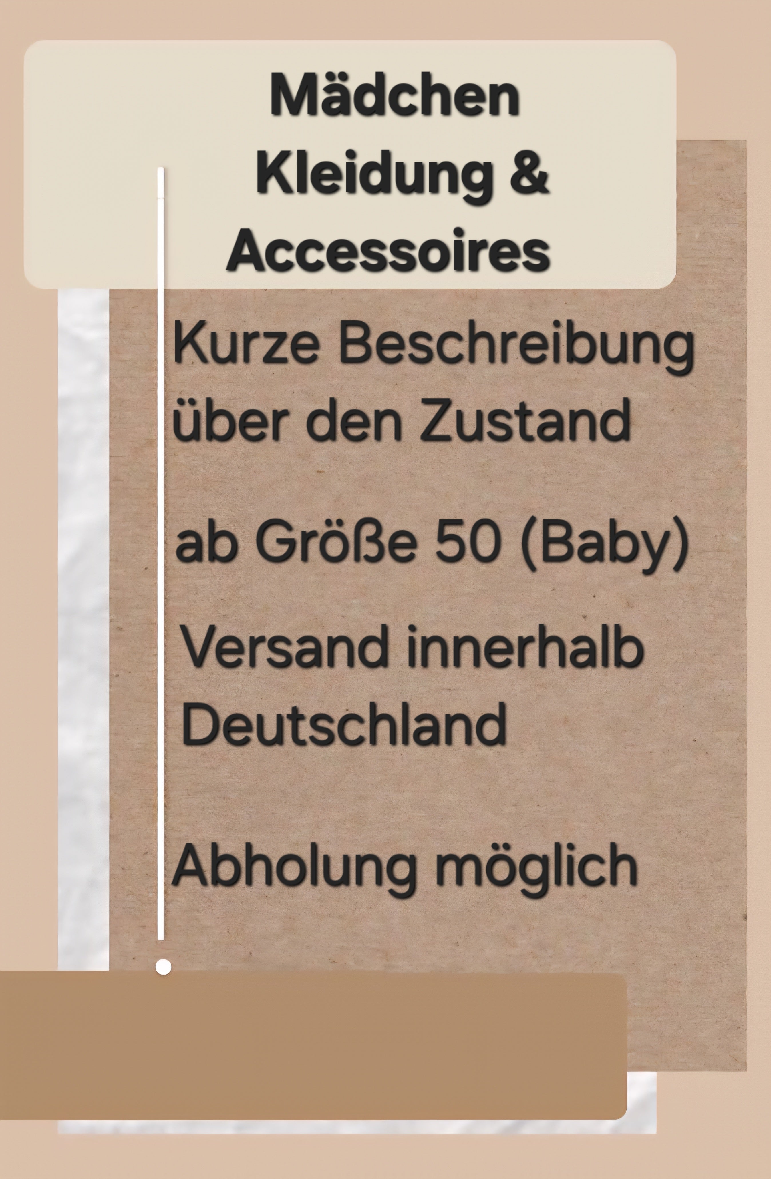 Kleidung & Accessoires für Mädchen ab Gr. 50