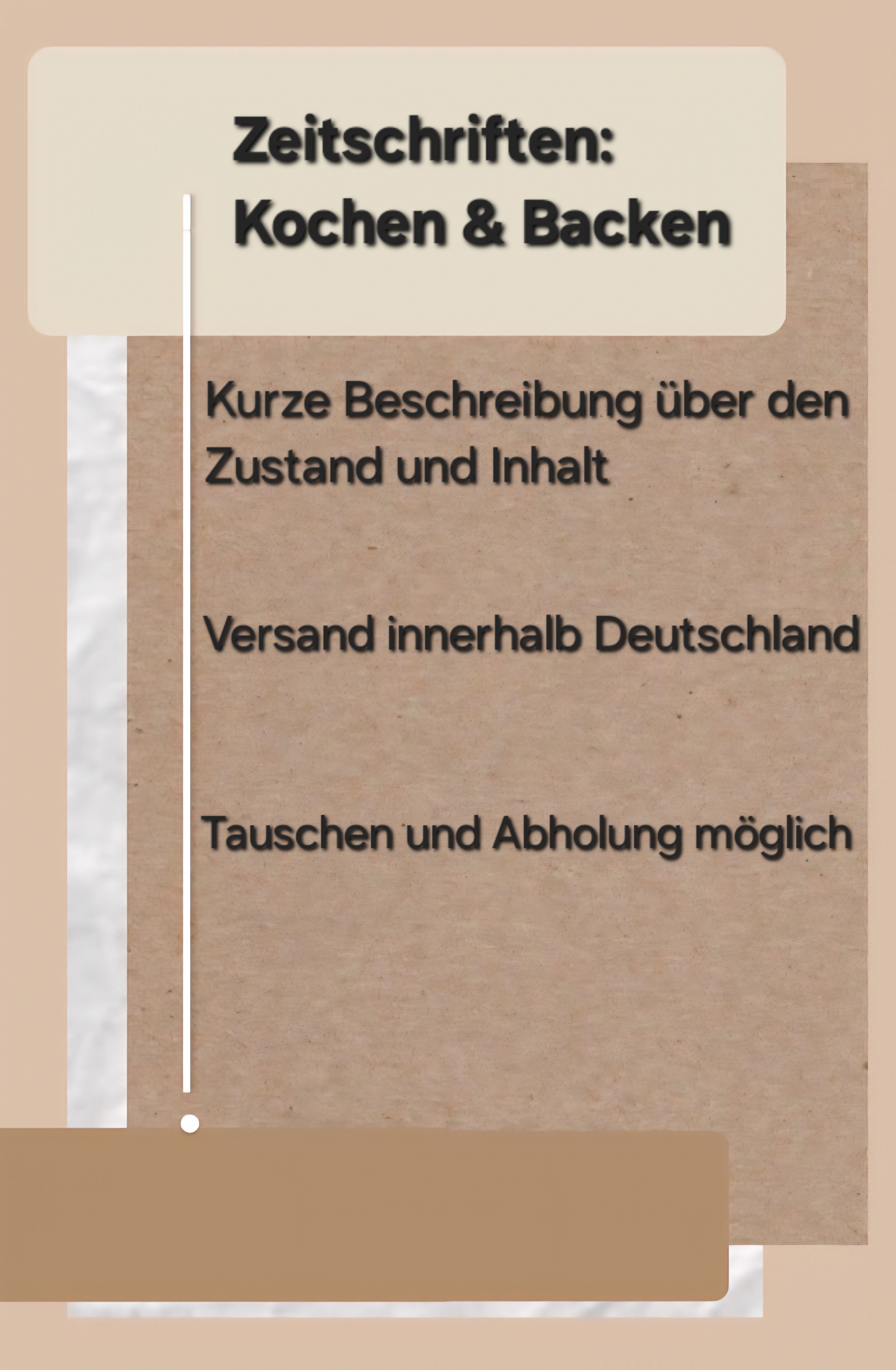 Zeitschriften: Kochen & Backen