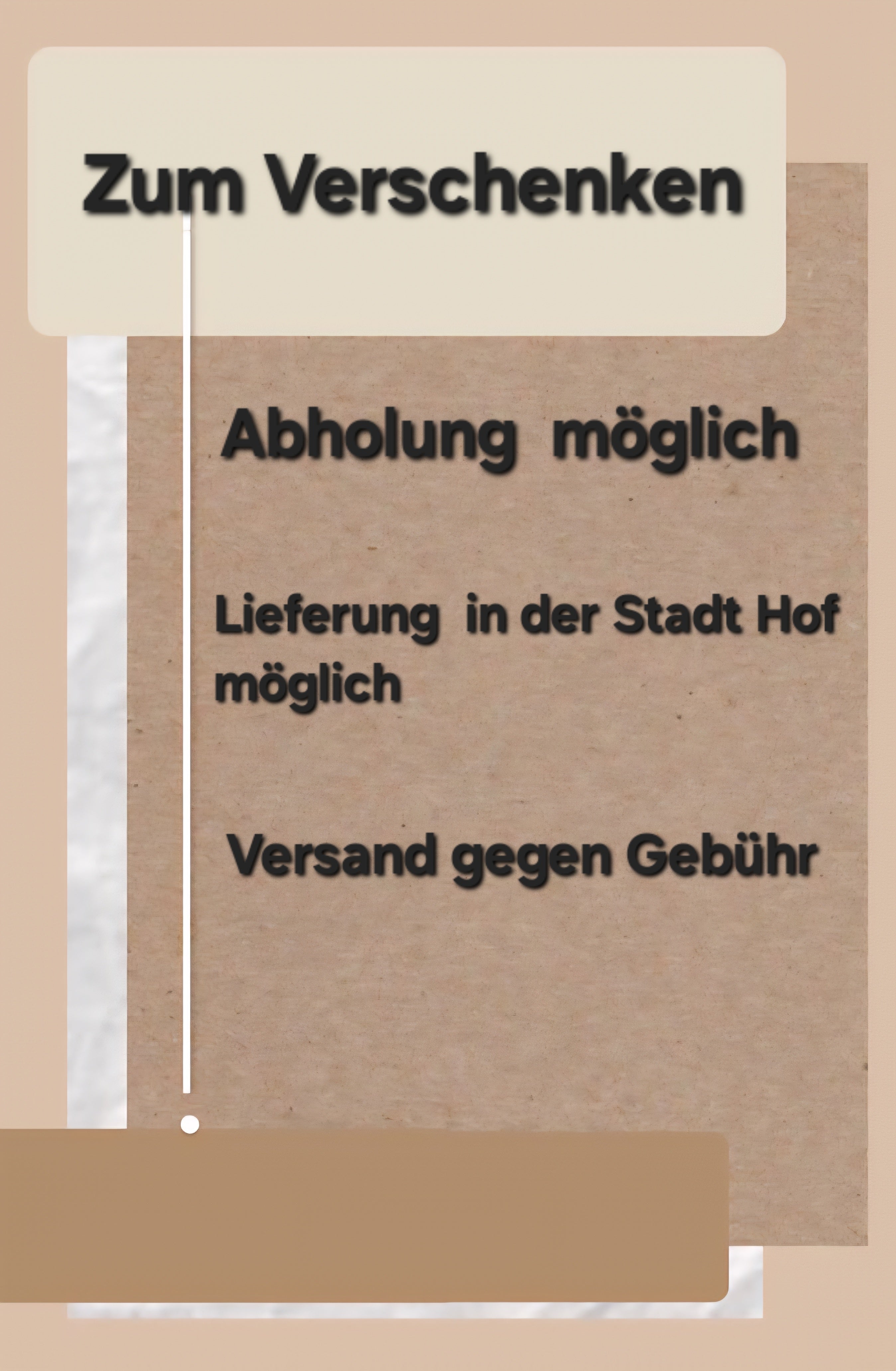 Zum Verschenken