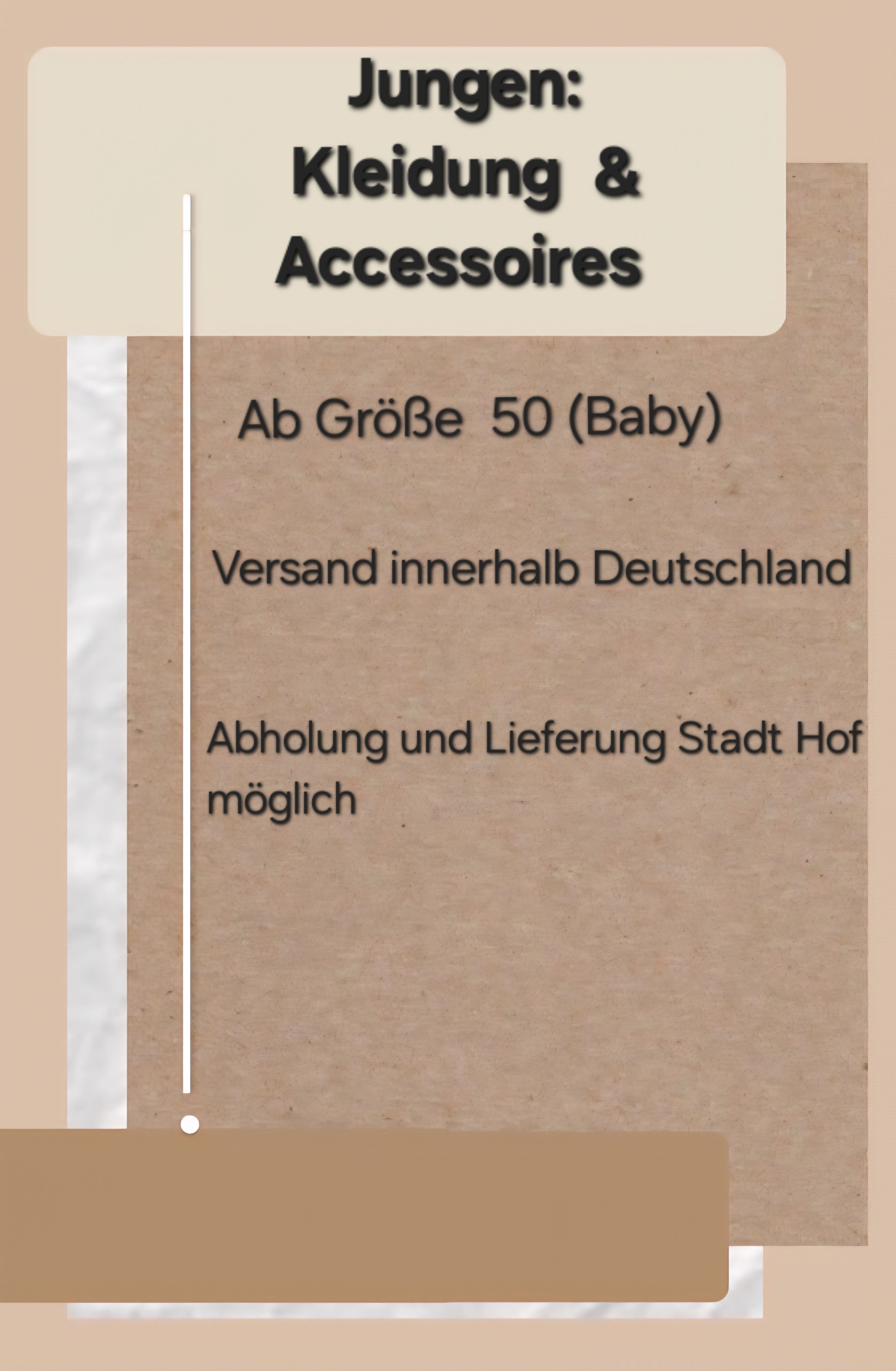 Jungen : Kleidung & Accessoires