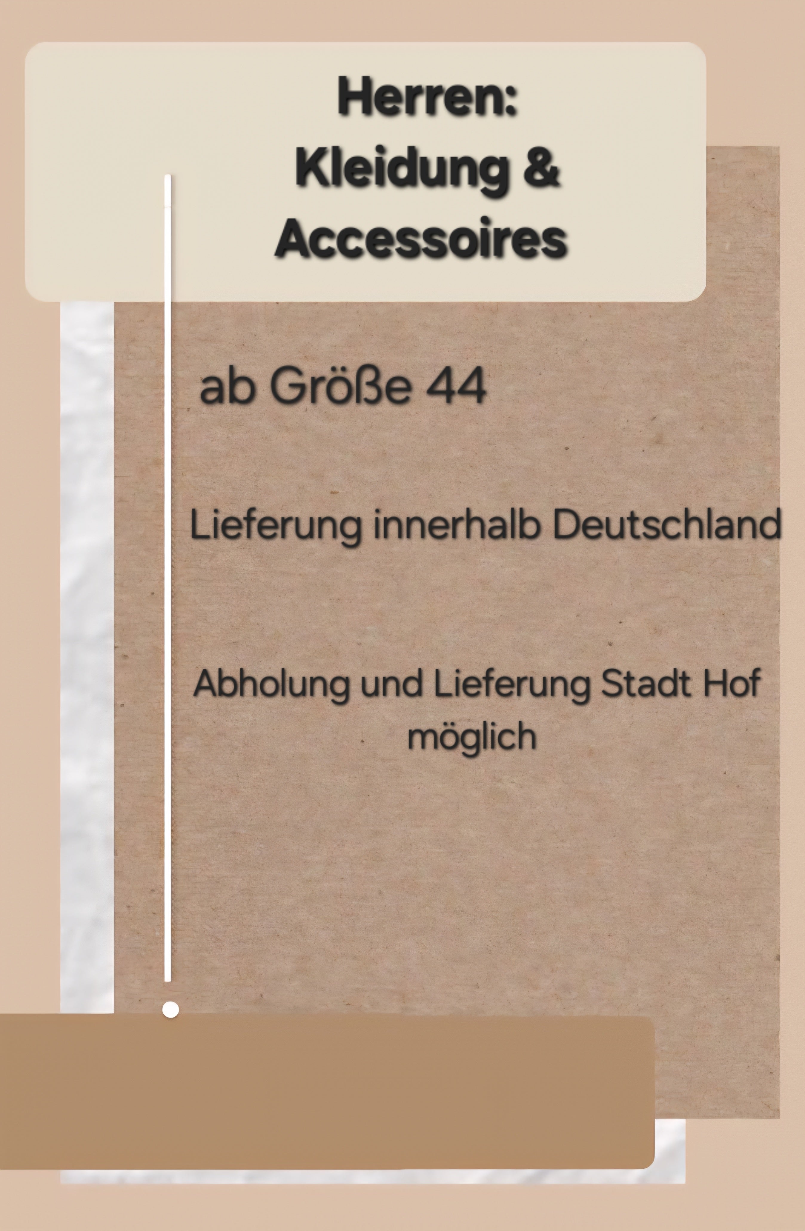 Herren: Kleidung & Accessiores