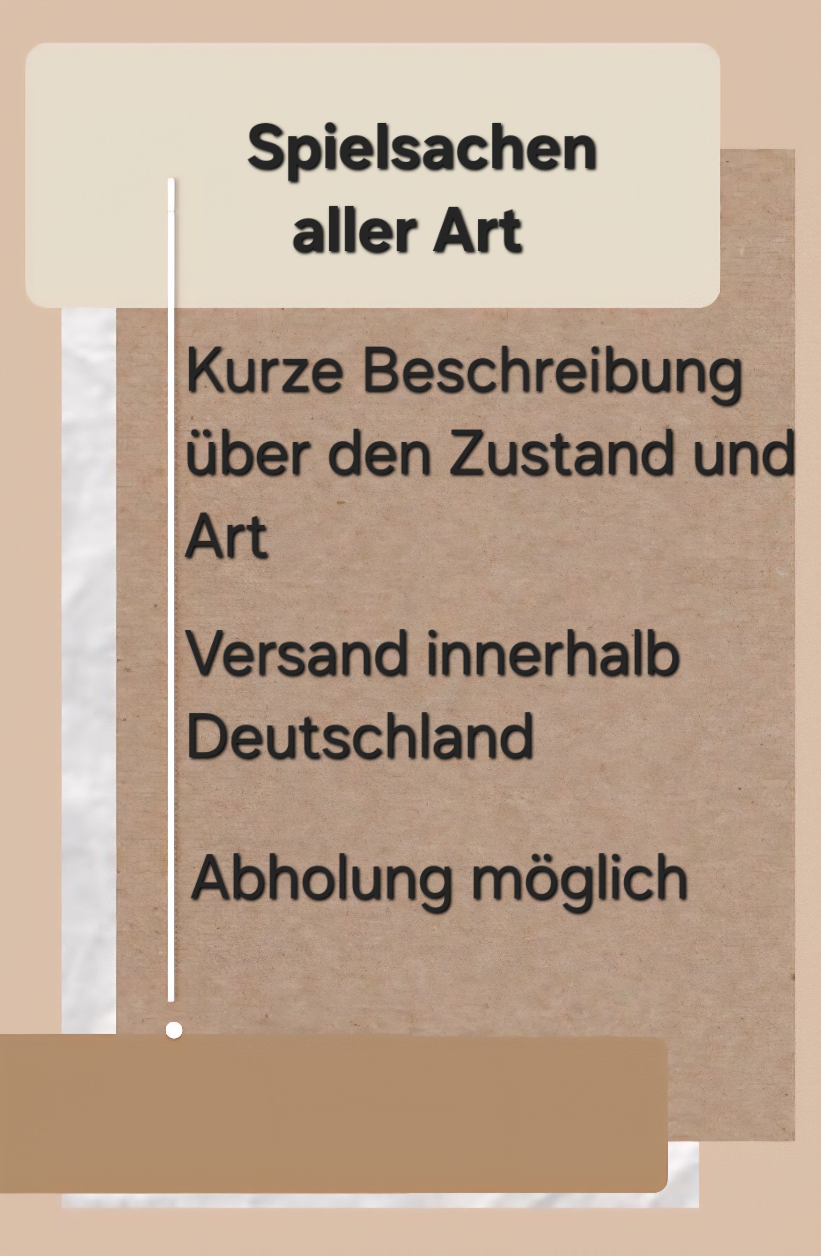 Spielsachen aller Art