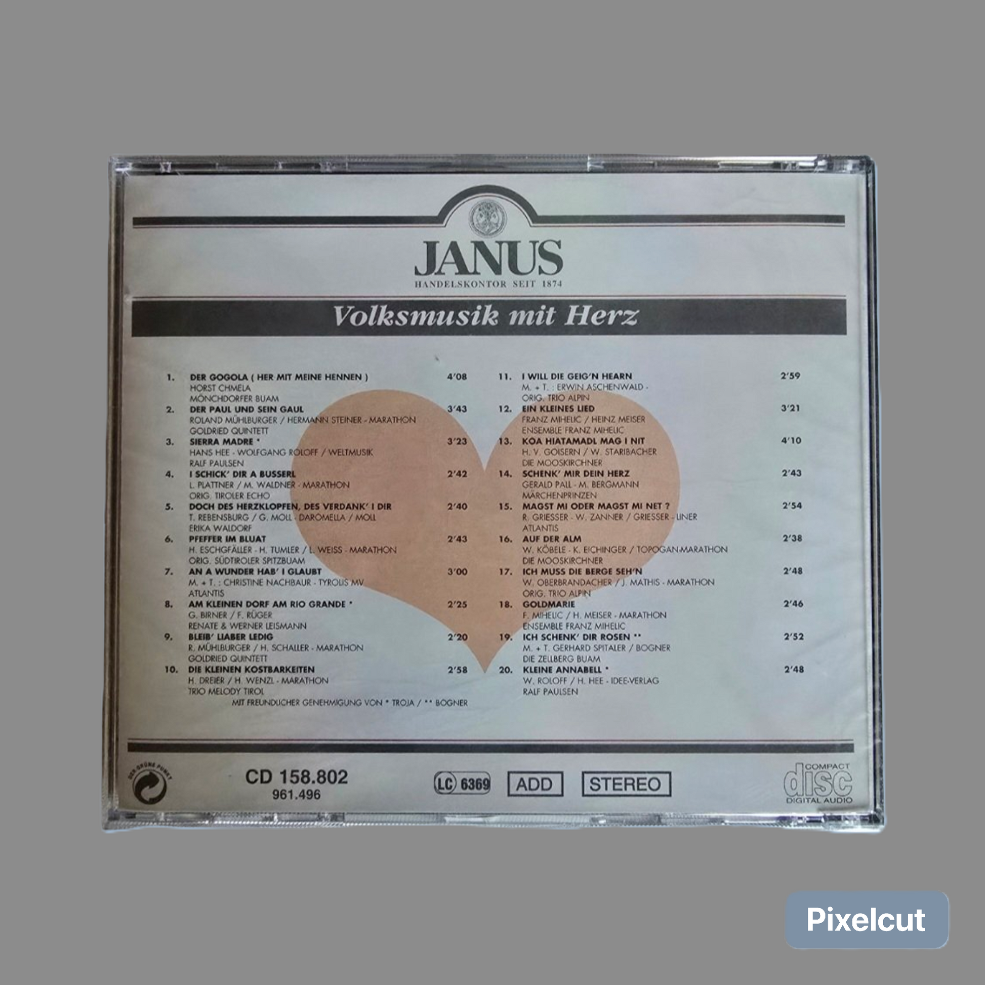 CD Volksmusik mit Herz OVP