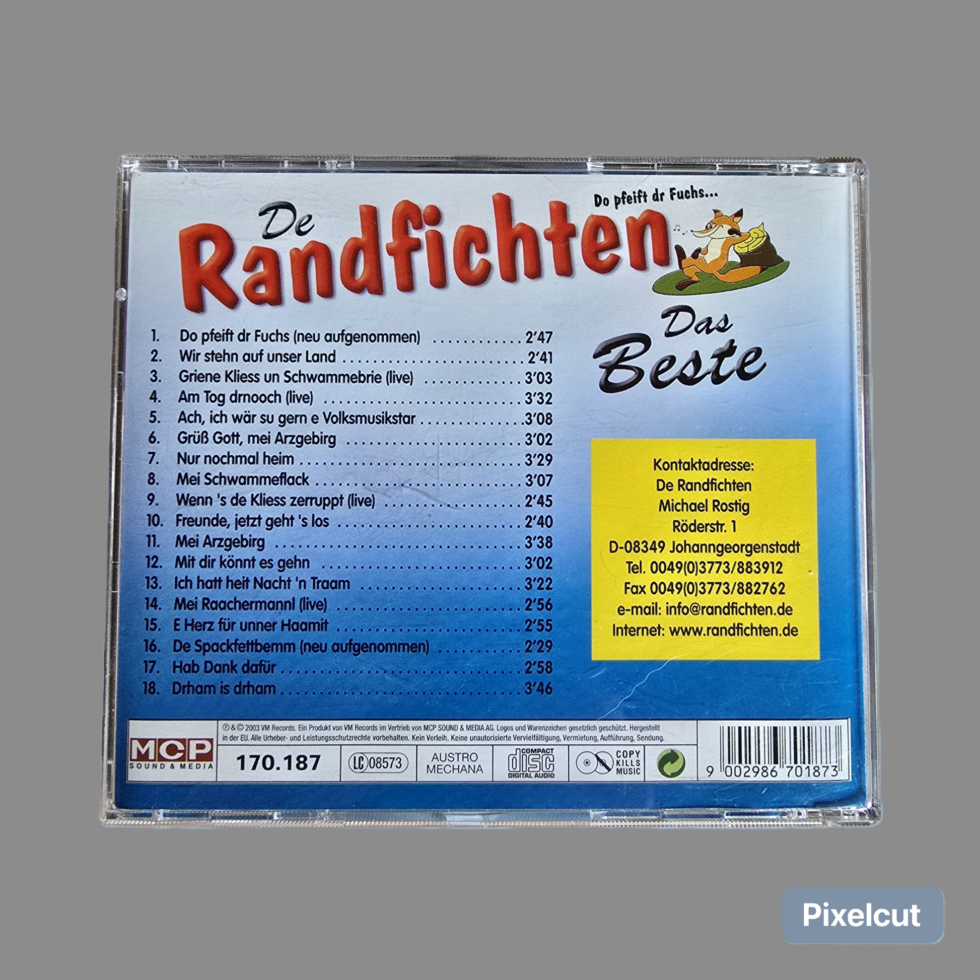 CD De Randfichten  Das Beste (2003)