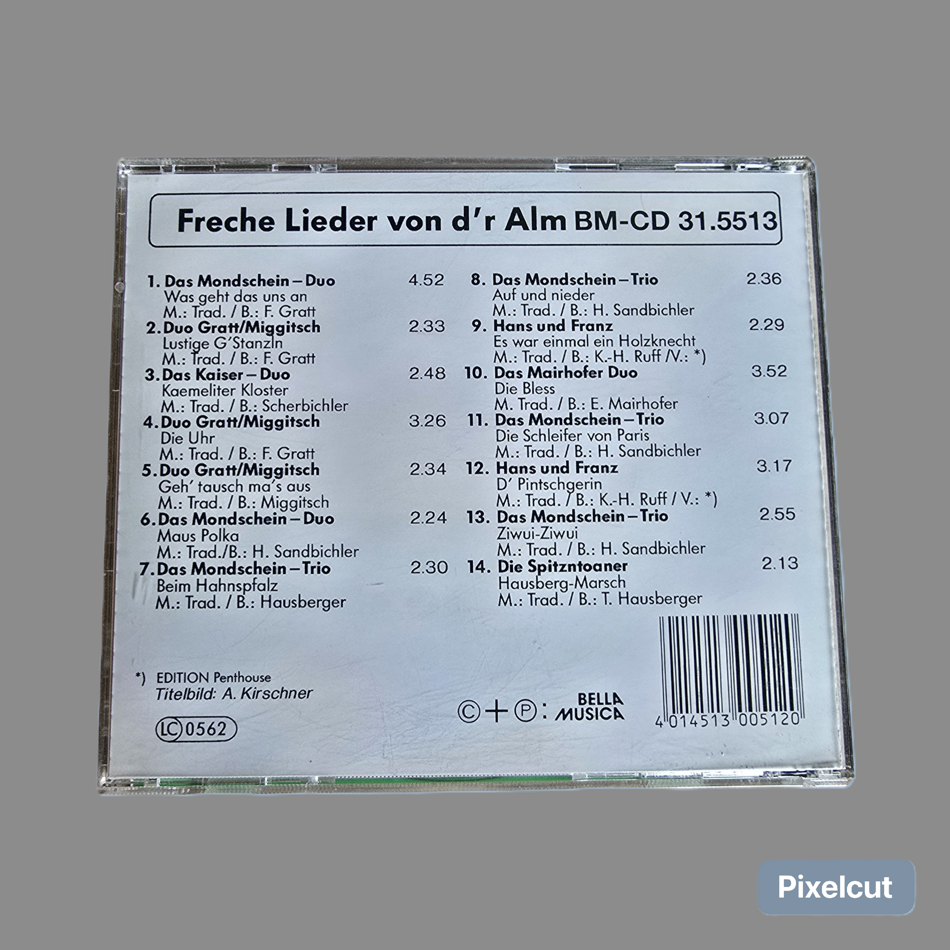 CD  Freche Lieder von der Alm