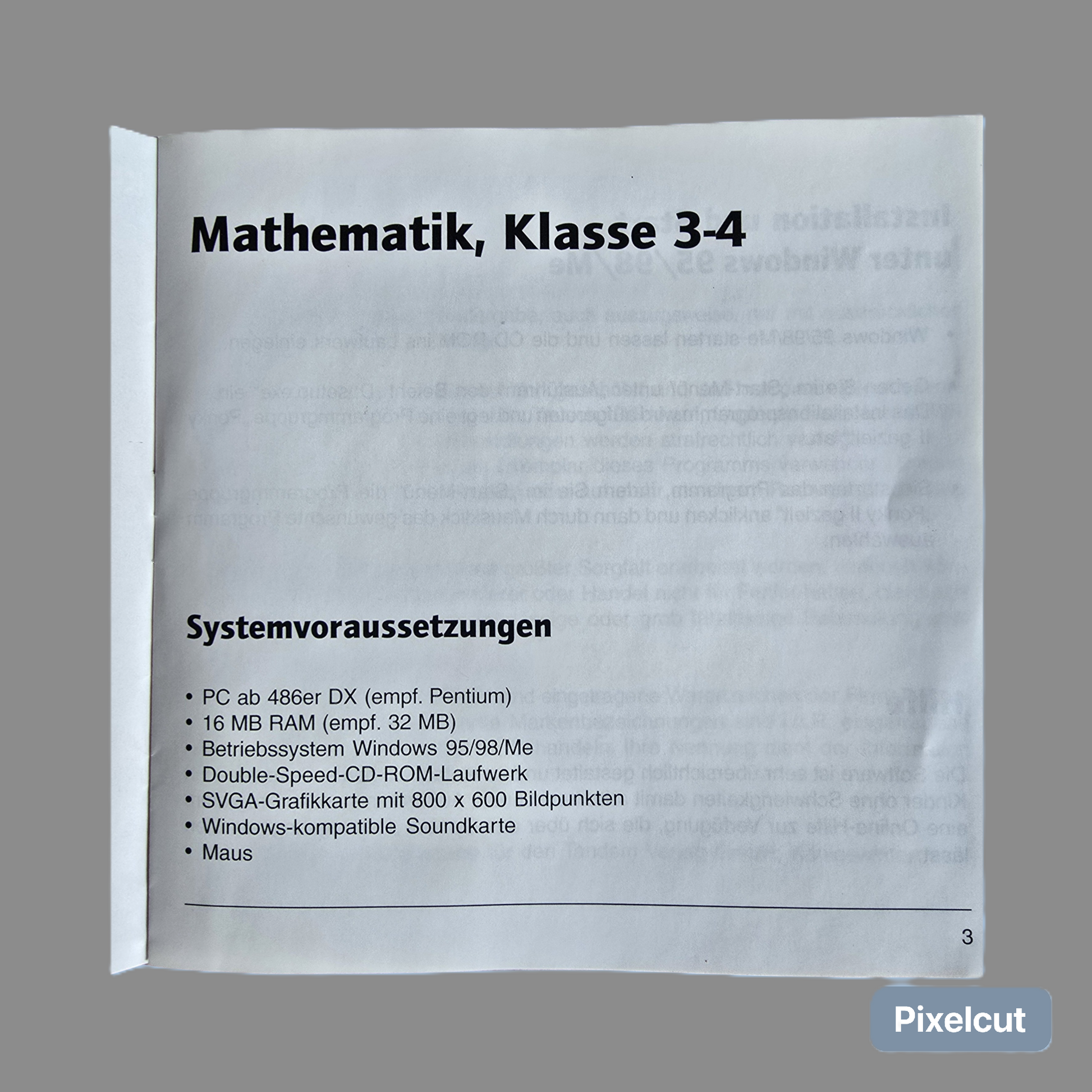 CD Lernpaket Grundschule Mathematik Klasse 3-4
