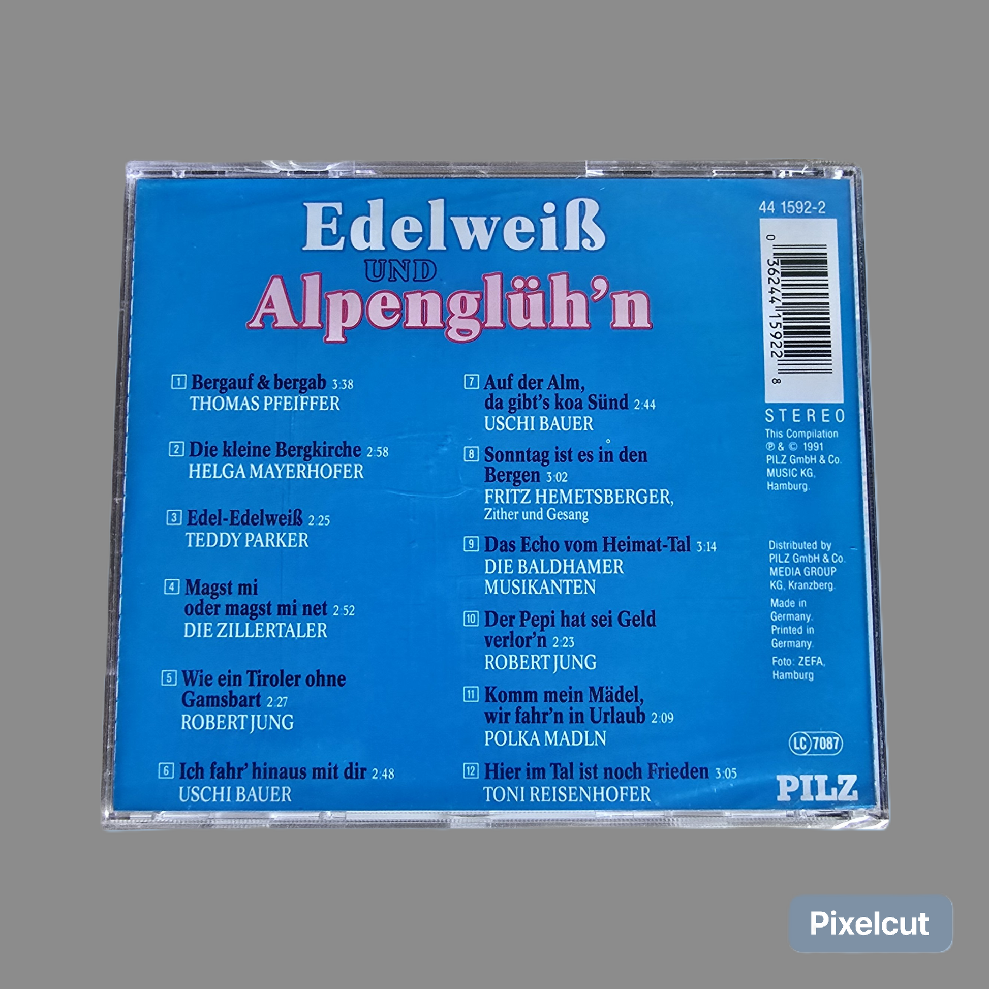 CD Edelweiß und Alpenglüh'n (1991)