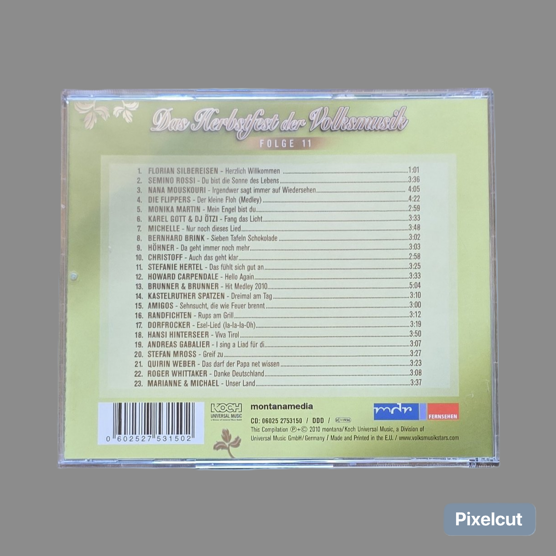 CD Das Herbstfest der Volksmusik Folge 11 (2010)
