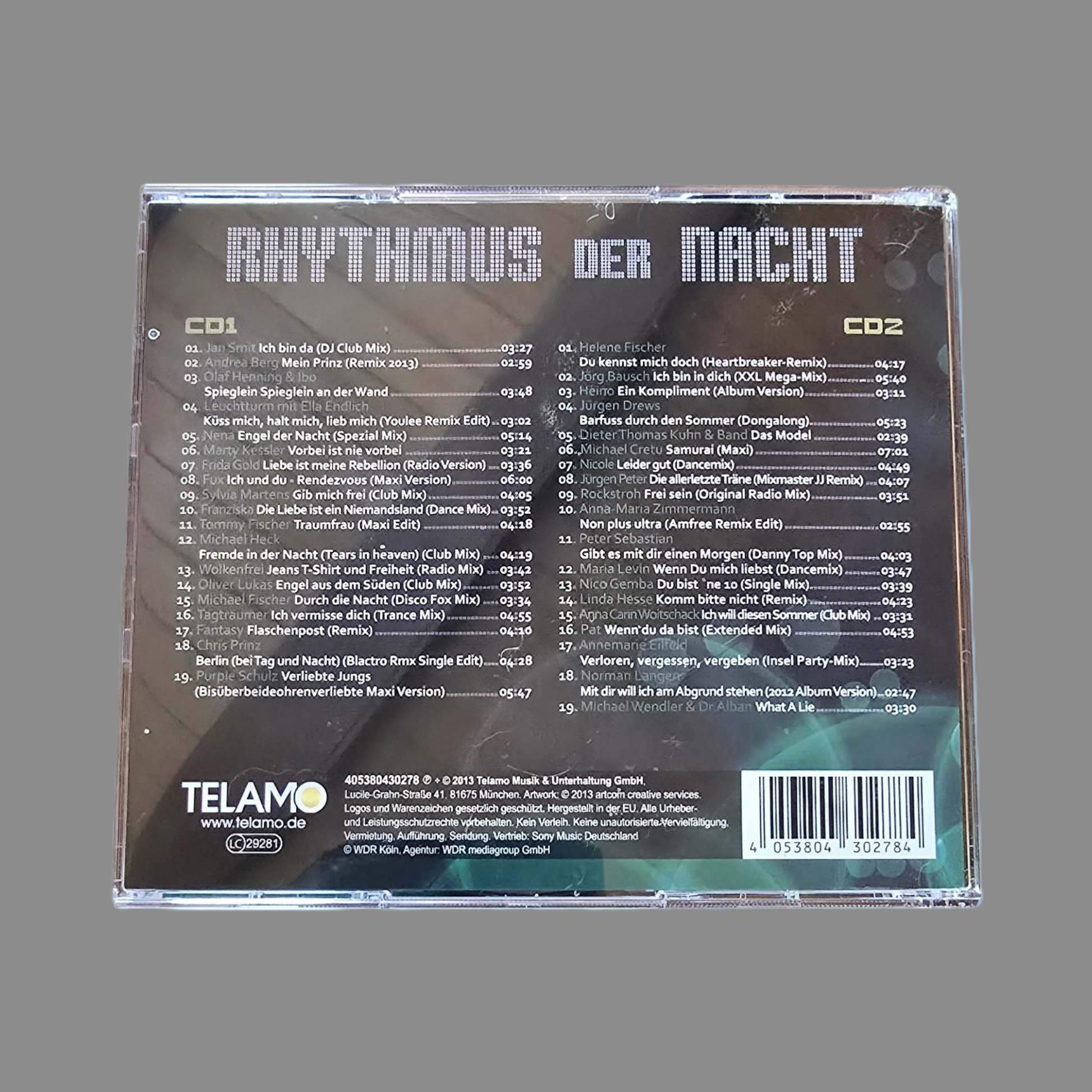 CD Rhythmus der Nacht Telamo (2013)