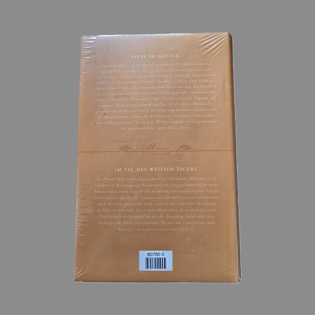 Buch mit 2 Romanen: Liebe im Gebäck / Im Tal des weißen Tigers OVP