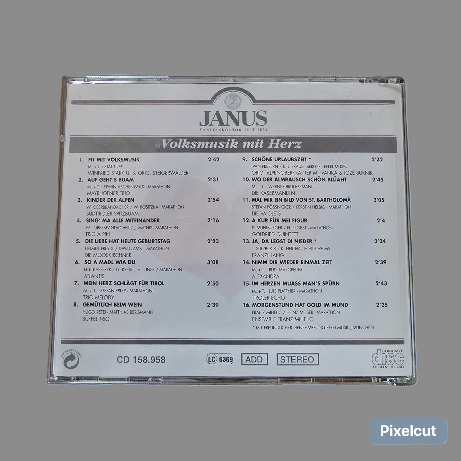 CD Volksmusik mit Herz