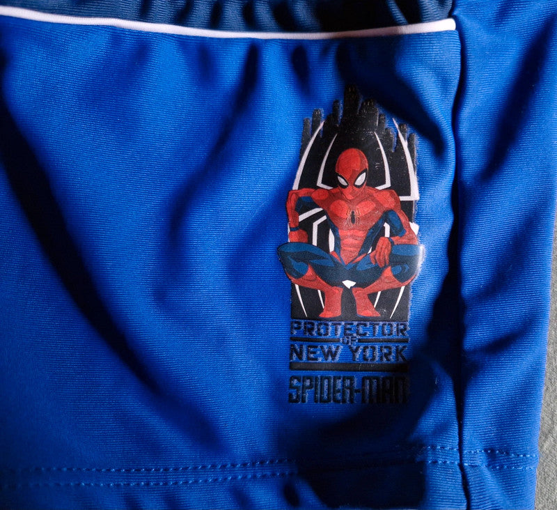 Blaue Badehose "Spiderman" Gr.92