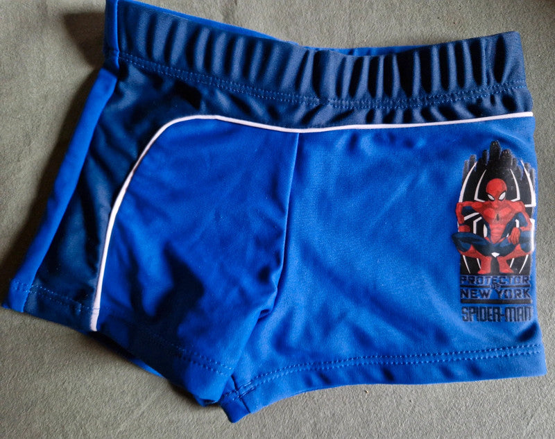 Blaue Badehose "Spiderman" Gr.92