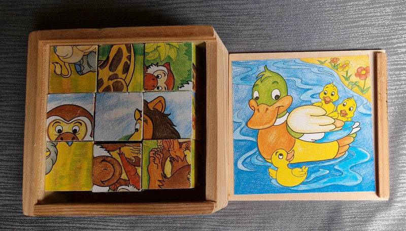 Holz Würfel Puzzle