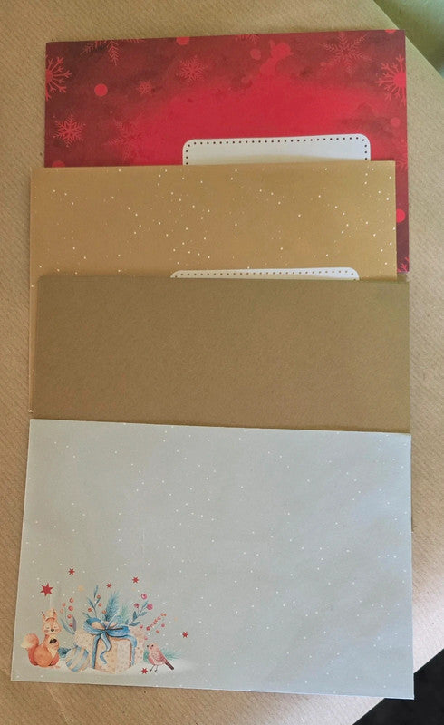 Weihnachtskarten 4 Stk.mit Kuverts