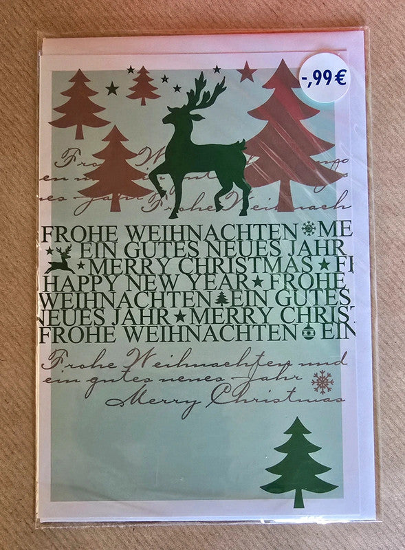 Weihnachtskarten 6Stk. mit weißem Kuvert OVP