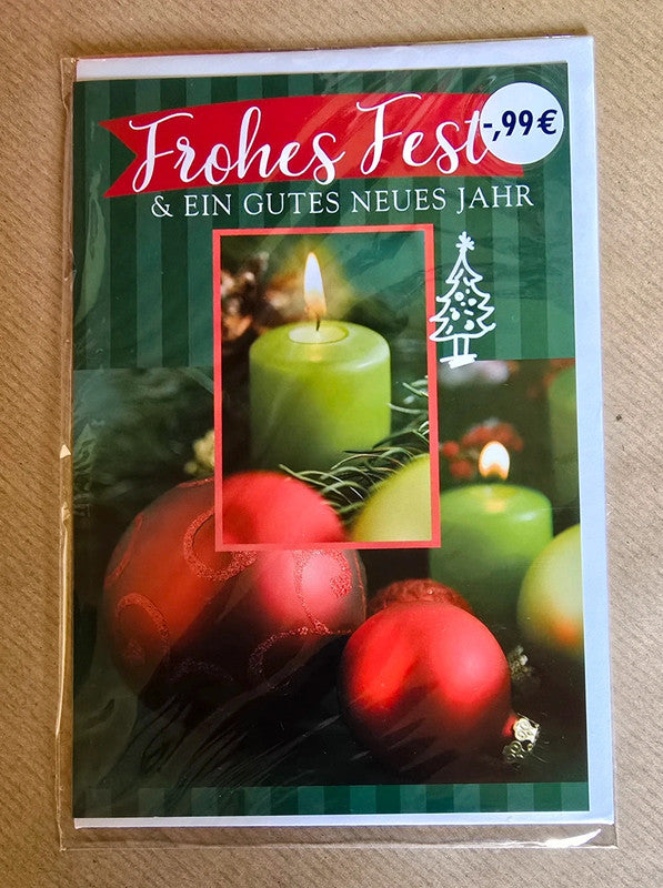 Weihnachtskarten 6Stk. mit weißem Kuvert OVP