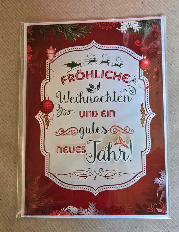 Weihnachtskarten 6Stk. mit weißem Kuvert OVP