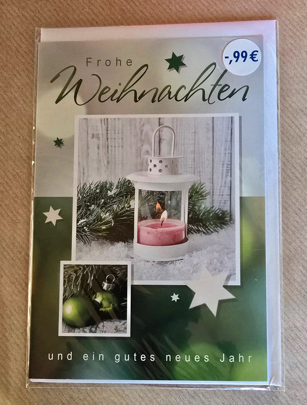 Weihnachtskarten 6Stk. mit weißem Kuvert OVP