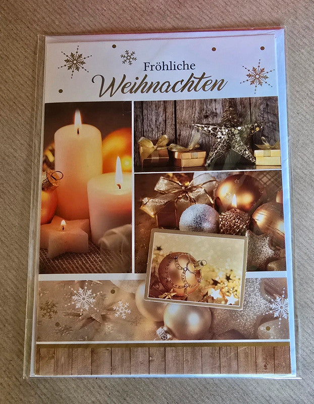 Weihnachtskarten 6Stk. mit weißem Kuvert OVP