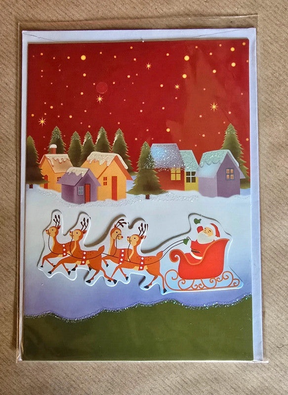 Weihnachtskarten 4Stk.mit Kuvert OVP