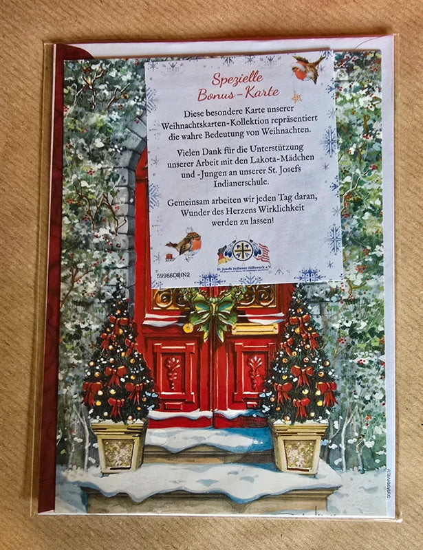 Weihnachtskarten 4Stk.mit Kuvert OVP