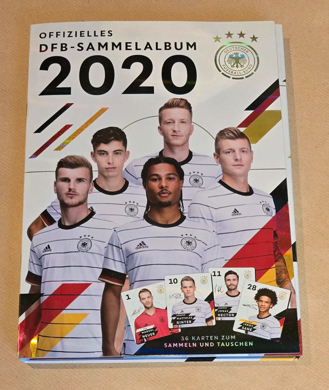 Offizielles DFB Sammelalbum 2020 +Karten (nicht komplett)