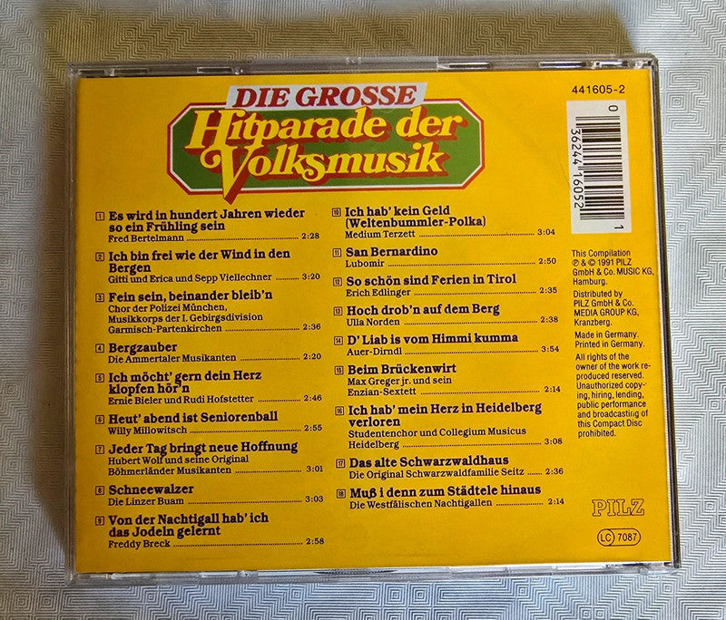 CD Die große Hitparade der Volksmusik