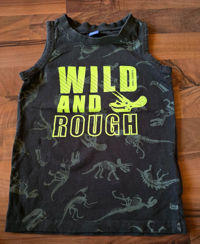 Jungen Top mit Dino Motiv Gr.116 mit Dino Motiv