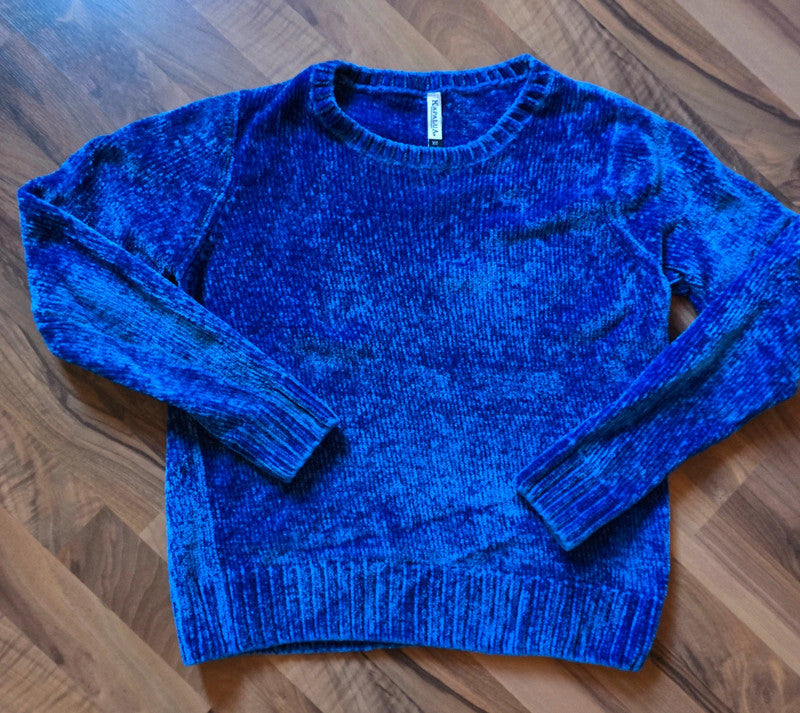 Damen Pulli blau Gr. XS