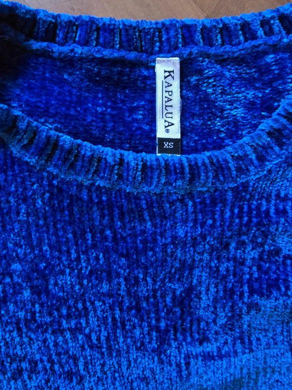 Damen Pulli blau Gr. XS