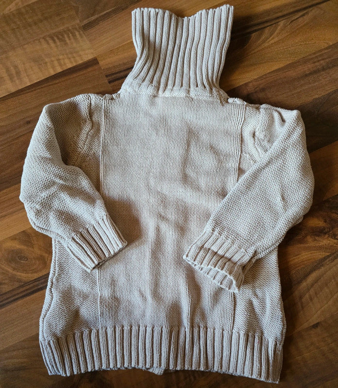 Mädchen Strickjacke Gr. 86/92 beige