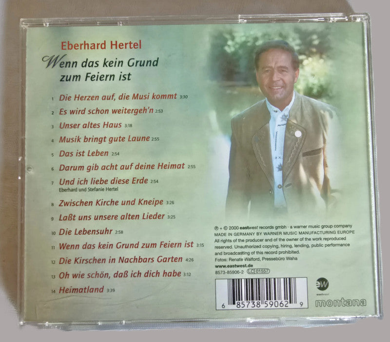 CD Eberhard Hertel  Wenn das kein Grund zum Feiern ist