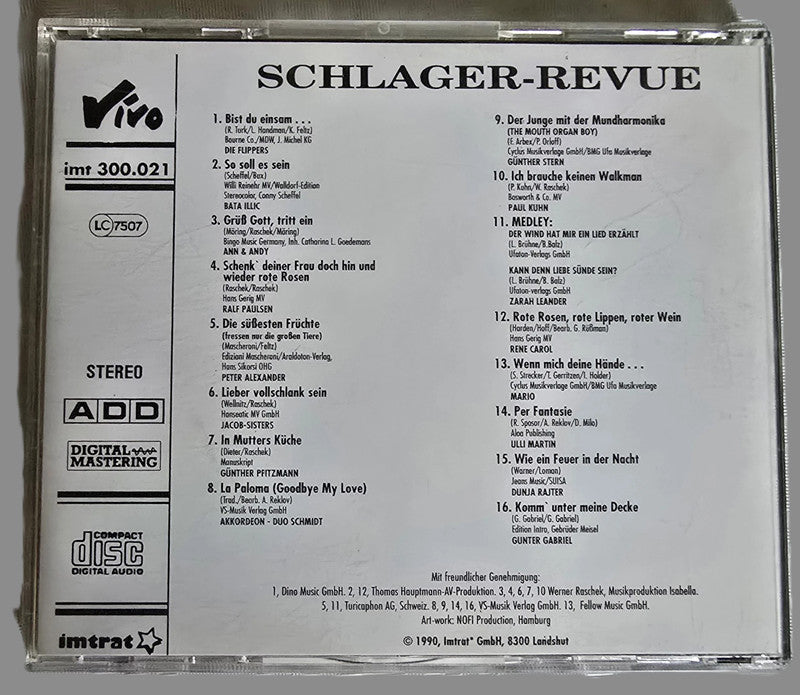 CD Schlager -Revue