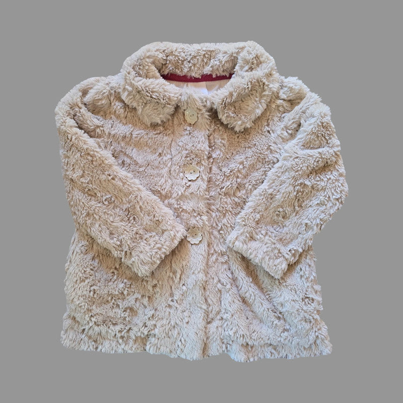 Palomino Flauschjacke Gr. 104 beige