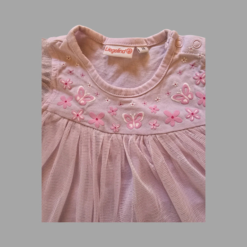 Liegelind Mädchen Kleid rosa Gr.74