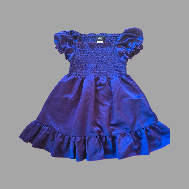 H&M Lila Mädchen Kleid Gr. 92
