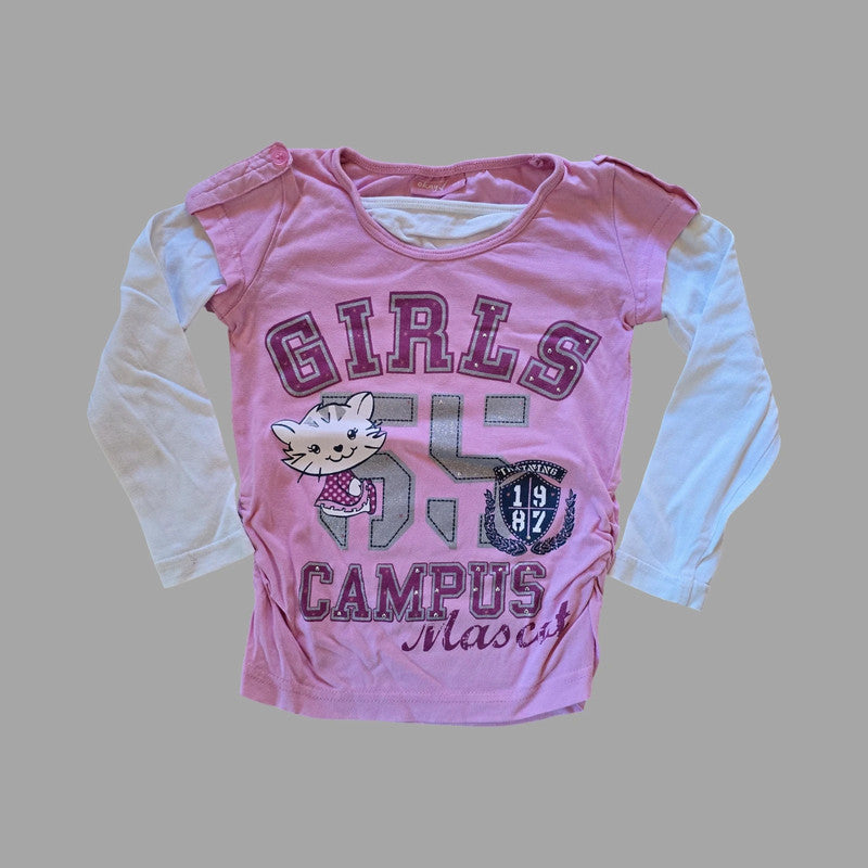 Okay Mädchen Pulli mit Applikationen Gr. 104