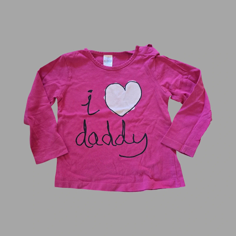 Zara Baby Pulli mit I love  daddy  Gr.92