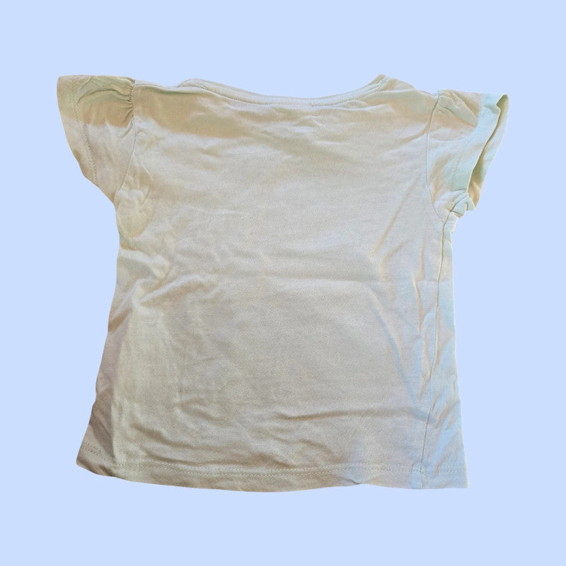T Shirt mit Happy Sunny Day  Aufdruck Gr. 86/92
