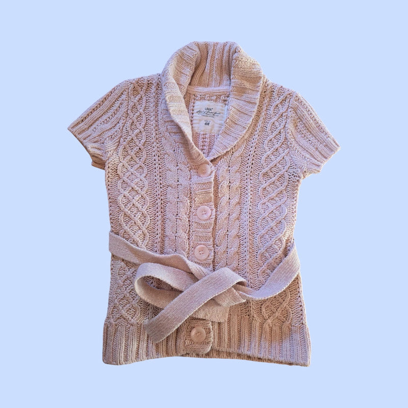 H&M Strickjacke kurzärmlig Gr. 98/104