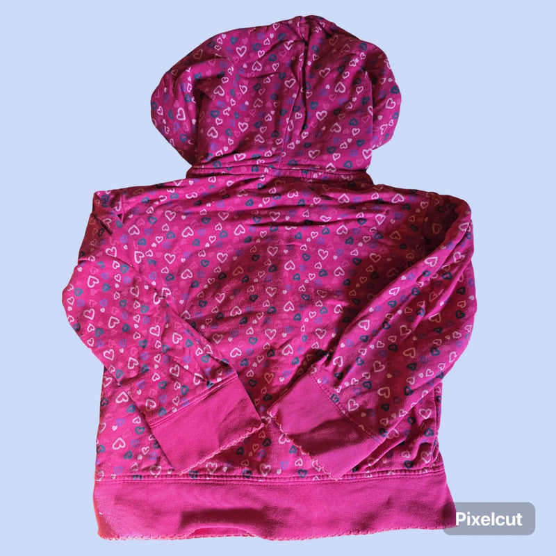 Sweatjacke mit Herzen Gr.86