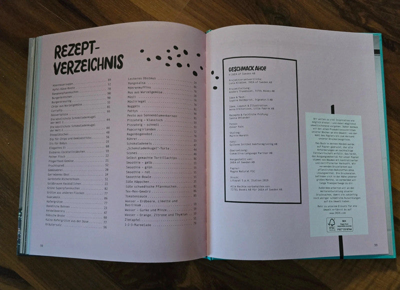 Buch Ikea Geschmack Ahoi -das erste Kochbuch für Kinder