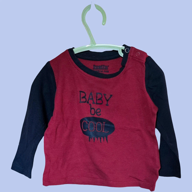 Lupilu Pulli Gr. 74 mit " Baby be cool " Aufdruck
