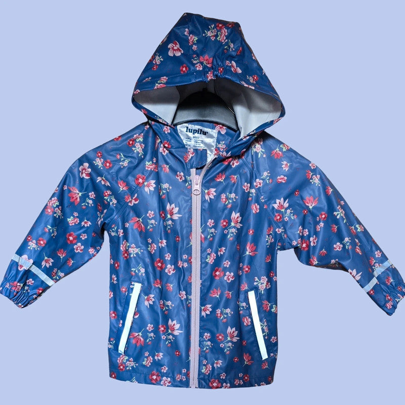 Lupilu Mädchen Jacke mit Blumen Druck Gr. 86/92