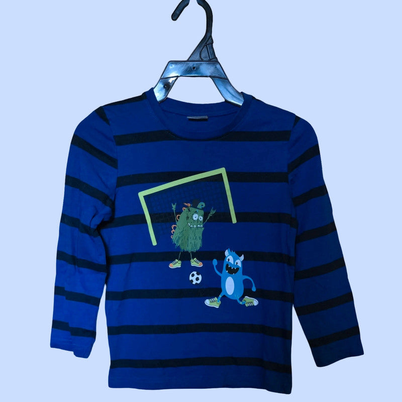 Kids Jungen Pulli mit Monster Motiv Gr. 98/104