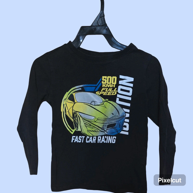 dopodopo Jungen Pulli mit Auto Motiv  Gr. 110