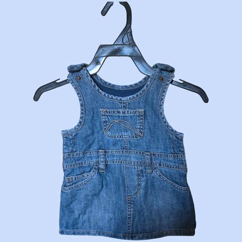 H&M Mädchen Jeans Kleid Gr. 62