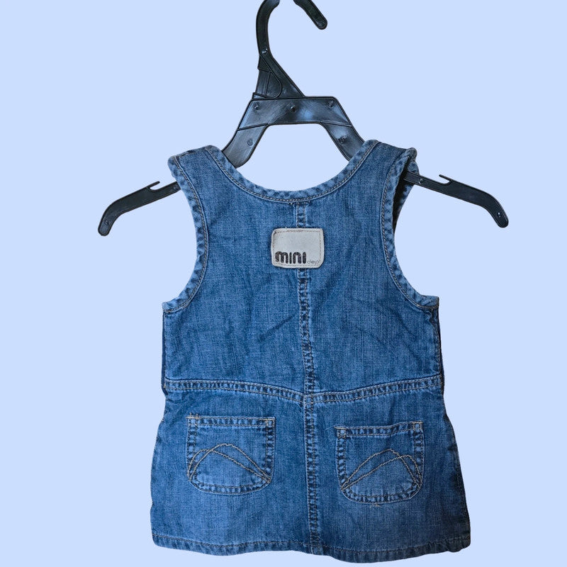 H&M Mädchen Jeans Kleid Gr. 62